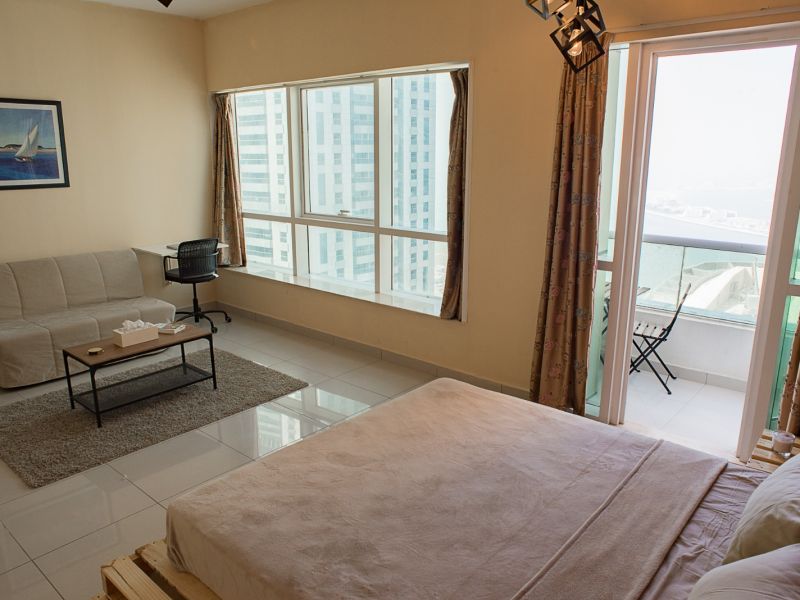 Huge Master Room SEA VIEW with attached balcony